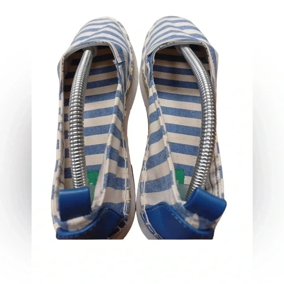 United Colors Of Benetton Espadrilles  Blue And White Size 36 - Picture 7 of 8